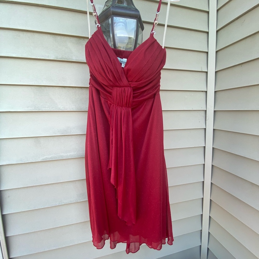 Speechless juniors red sparkly dress